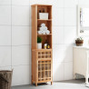 Mueble de baño madera maciza de nogal 42x29x182 cm 1