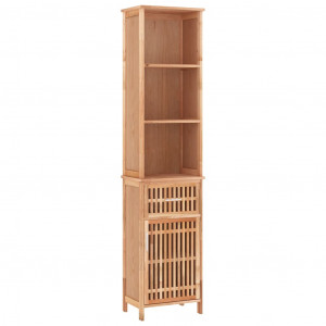 Mueble de baño madera maciza de nogal 42x29x182 cm H