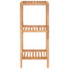 Estantería de baño madera maciza nogal 36x36x79 cm 3
