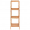 Estantería de baño madera maciza nogal 36x36x112 cm 4