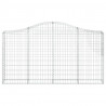 Cesto gabião arqueado 200x30x100/120 cm ferro galvanizado 3
