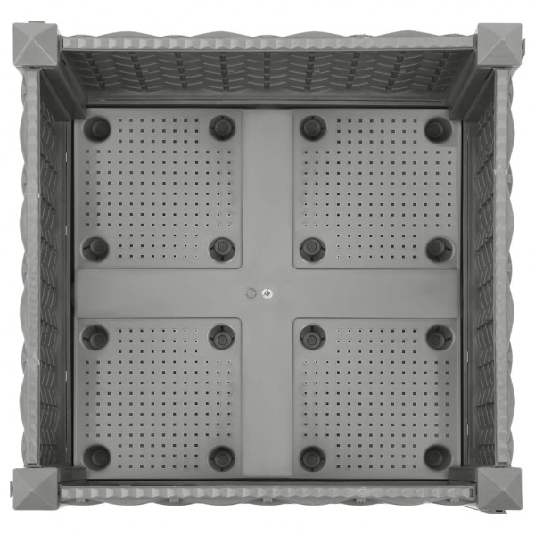 Canteiro elevado 40x40x23 cm polipropileno M 5