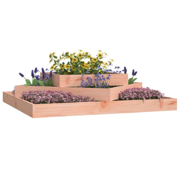 Jardinera de madera maciza de abeto douglas 112x112x27 cm M 3
