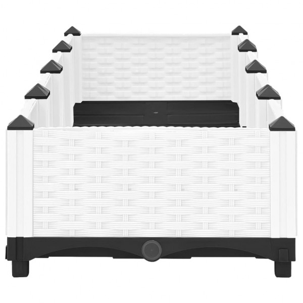 Canteiro elevado 160x40x23 cm polipropileno M 5