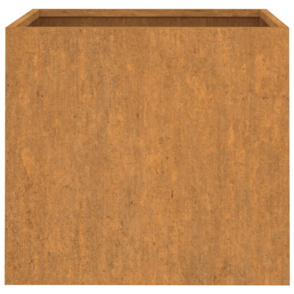 Vaso/floreira 49x47x46 cm aço corten M 5