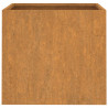 Vaso/floreira 42x40x39 cm aço corten 5