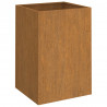 Vaso/floreira 52x48x75 cm aço corten 2