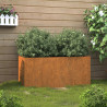 Jardinera de acero corten 62x40x39 cm 1