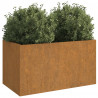 Jardinera de acero corten 62x30x29 cm 3