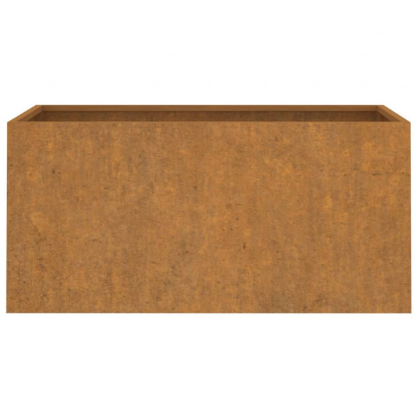 Vaso/floreira 62x30x29 cm aço corten M 5