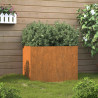 Jardinera de acero corten 62x47x46 cm 1