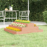 Jardinera de madera maciza de abeto douglas 80x80x27 cm 1