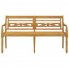 Banco Batavia madera maciza de teca 150 cm 3