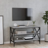 Mueble para TV madera contrachapada gris Sonoma 80x40x50 cm 1