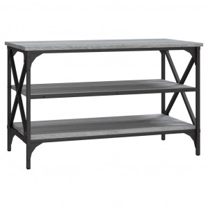 Mueble para TV madera contrachapada gris Sonoma 80x40x50 cm H