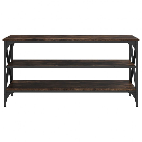 Mueble para TV madera contrachapada roble ahumado 100x40x50 cm M 5