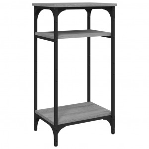 Mesa de apoio 40x30x75 cm derivados de madeira cinzento sonoma H
