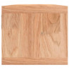Estante de pared con cestas madera maciza nogal 62x18x16 cm 4