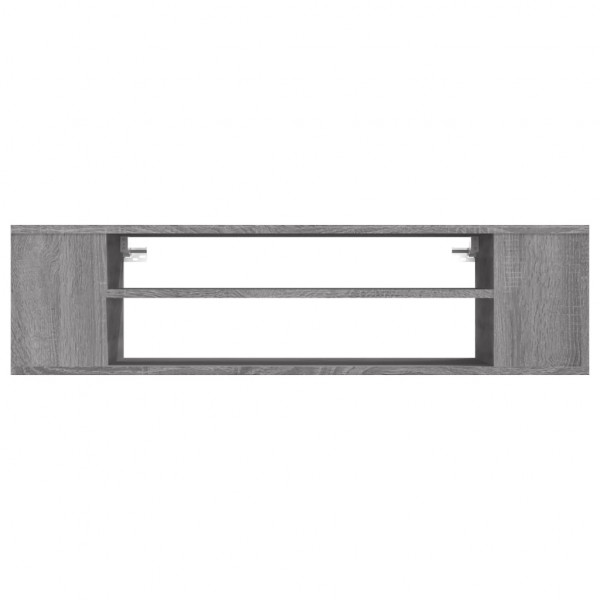 Armário TV suspenso 100x30x26.5 cm deriv. madeira cinza sonoma M 4