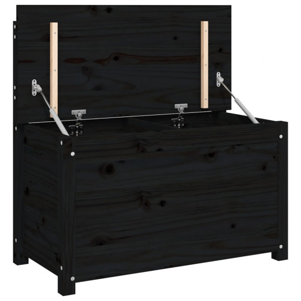 Banco de madera maciza de pino negro 80x41x77 cm M 2