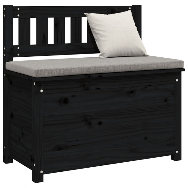 Banco de madera maciza de pino negro 80x41x77 cm M 4