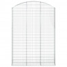 Cesto gabião arqueado 150x30x200/220 cm ferro galvanizado 3