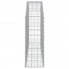 Cesto gabião arqueado 150x30x80/100 cm ferro galvanizado 4