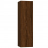 Mueble para TV de pared color roble marrón 30.5x30x110 cm 2