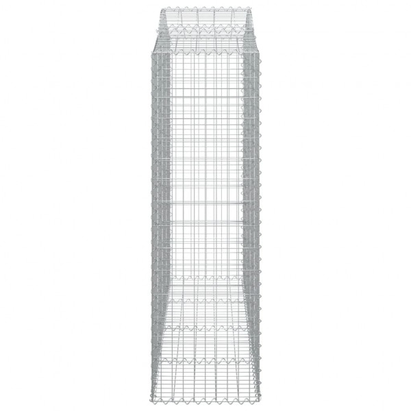 Cestos gabião arqueados 7pcs 200x50x160/180cm ferro galvanizado M 5
