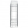 Cesto gabião arqueado 100x30x80/100 cm ferro galvanizado 4