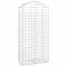 Cesta gaviones forma arco hierro galvanizado 100x50x200/220 cm 2