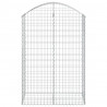 Cesto gabião arqueado 100x50x140/160 cm ferro galvanizado 3