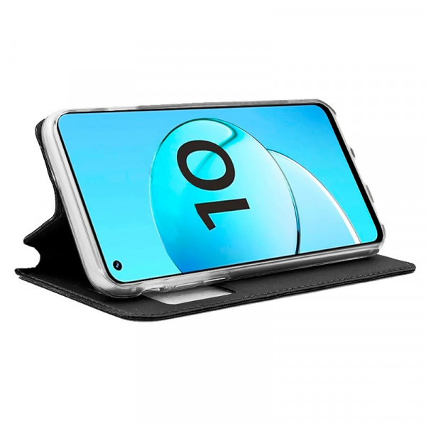 Funda COOL Flip Cover para Realme 10 Liso Negro M 2