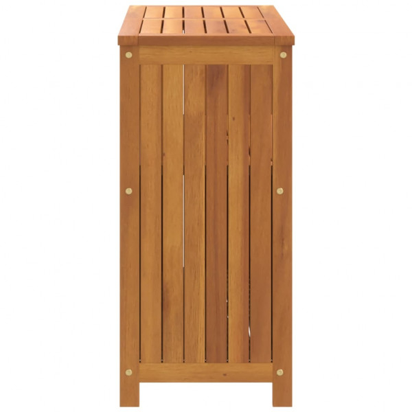 Mesa consola de jardín madera maciza acacia 80x35x75 cm M 5