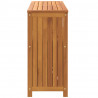 Mesa consola de jardín madera maciza acacia 110x35x75 cm 5