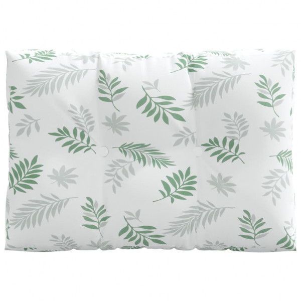 Cojines para palets 2 unidades tela estampado de hojas M 3