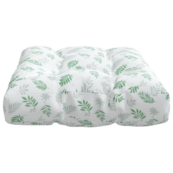 Almofadões para sofás de paletes 2 pcs tecido padrão de folhas M 4