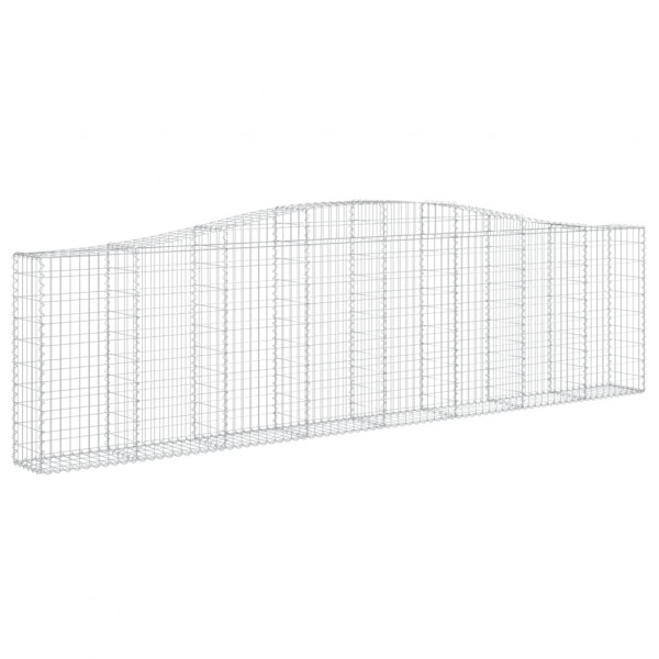 Cestos gabião arqueados 9pcs 400x30x100/120cm ferro galvanizado M 3