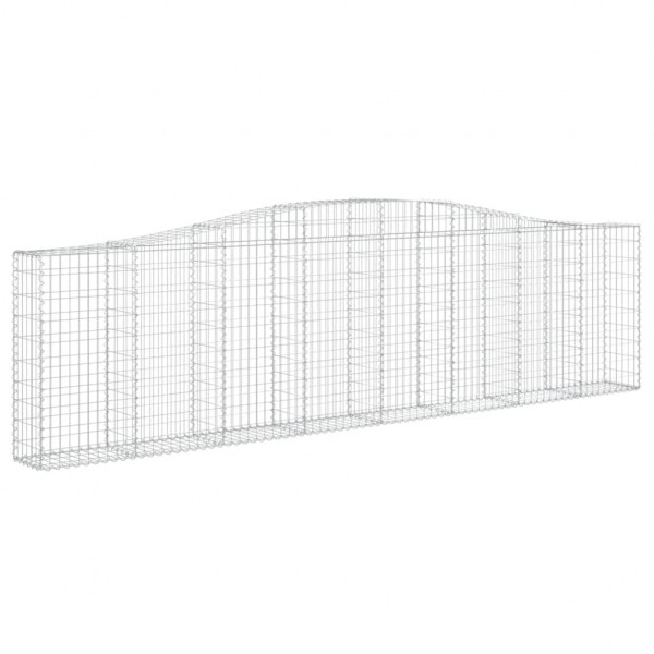 Cestos gabião arqueados 15 pcs 400x30x100/120 ferro galvanizado M 3