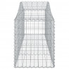 Cestos gabião arqueados 7 pcs 200x50x60/80 cm ferro galvanizado 5