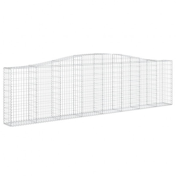 Cestos gabião arqueados 25 pcs 400x30x100/120 ferro galvanizado M 3