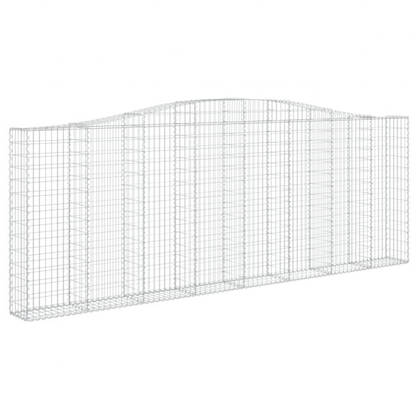 Cestos gabião arqueados 6pcs 400x30x140/160cm ferro galvanizado M 3