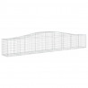 Cestos gabião arqueados 15pcs 400x50x60/80 cm ferro galvanizado 3