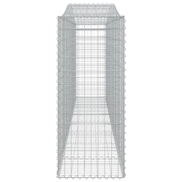 Cestos gabião arqueados 3pcs 400x50x120/140cm ferro galvanizado M 5