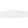 Cestos gabião arqueados 25pcs 400x50x80/100cm ferro galvanizado 4
