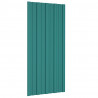 Painéis de telhado 12 pcs 100x45 cm aço galvanizado verde 3