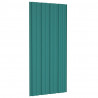Panel para tejado acero galvanizado verde 12 unidades 100x45 cm 4