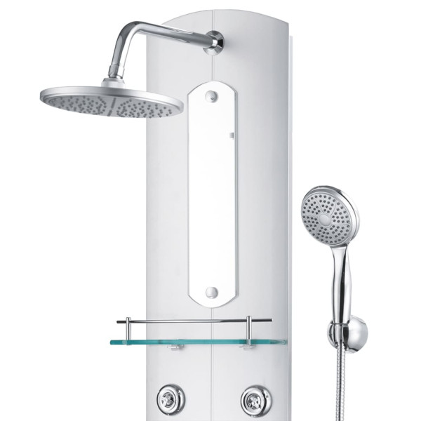 Panel de ducha 25x43x110 cm plateada M 4