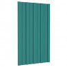 Panel para tejado acero galvanizado verde 12 unidades 80x45 cm 3