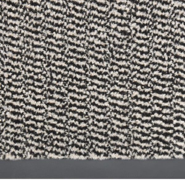 Tapete de entrada tufado 80x120 cm castanho-claro M 2